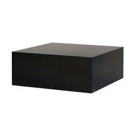 Hanah Home Prizma Mesa de Café Madera Negra